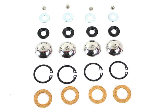V-Twin - 11-1199 - 1936 Knucklehead Rocker Nut Kit