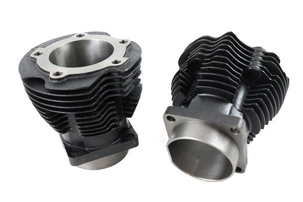 V-Twin - 11-1267 - Replica 74 inch Knucklehead Cylinder Set Black