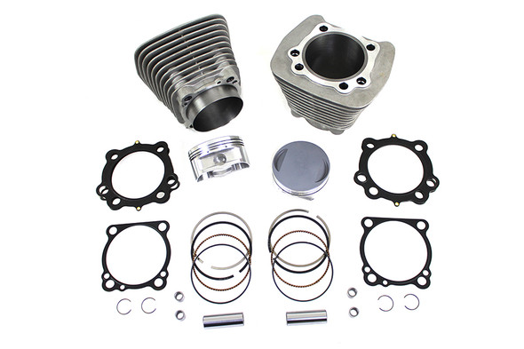 V-Twin - 11-1273 - 1270cc Cylinder and Piston Conversion Kit Silver - Fits 1986-2003 Harley-Davidson XL