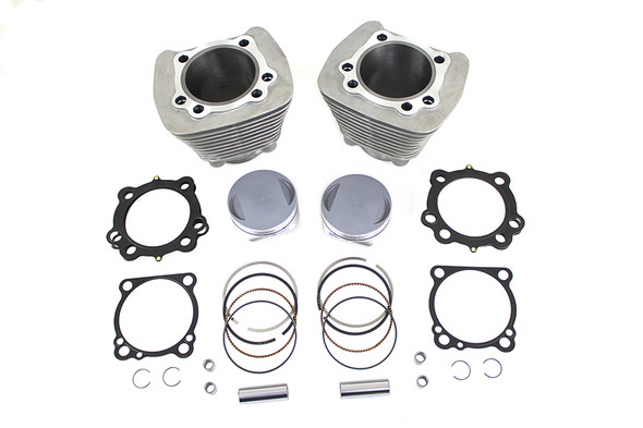 V-Twin - 11-1273 - 1270cc Cylinder and Piston Conversion Kit Silver - Fits 1986-2003 Harley-Davidson XL
