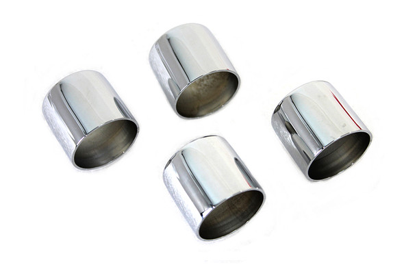V-Twin - 11-1286 - Pushrod Cover Cup Set Chrome
