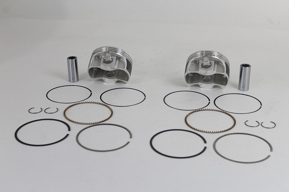 V-Twin - 11-1313 - Wiseco Tracker Series Piston Set .010 Oversize