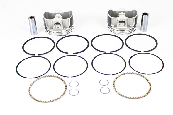 V-Twin - 11-1316 - Wiseco Tracker Series Piston Set .010 Oversize