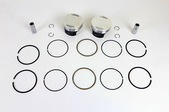 V-Twin - 11-1317 - Wiseco Tracker Series Piston Set .020 Oversize