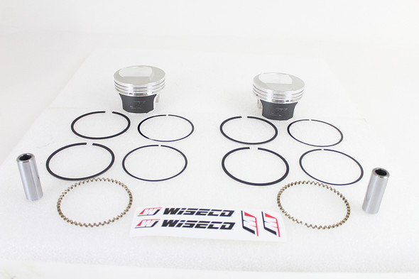 V-Twin - 11-1320 - Wiseco Tracker Series Piston Set .010 Oversize