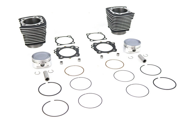 V-Twin - 11-1333 - 1270cc Cylinder and Piston Conversion Kit Black