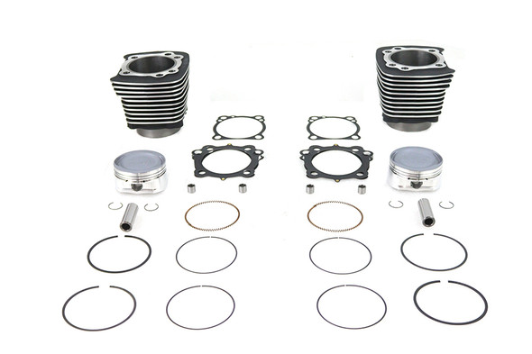 V-Twin - 11-1333 - 1270cc Cylinder and Piston Conversion Kit Black