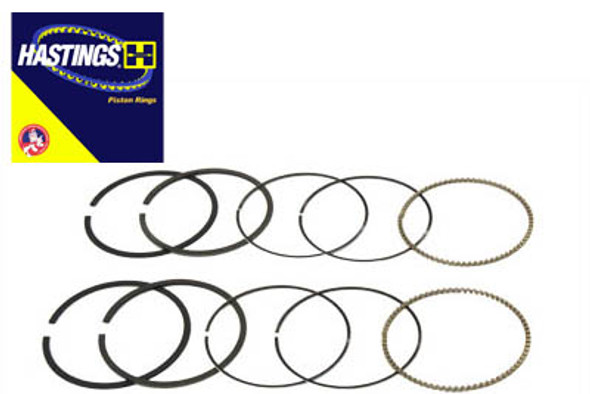 V-Twin - 11-1366 - 80 inch Shovelhead Piston Ring Set .030