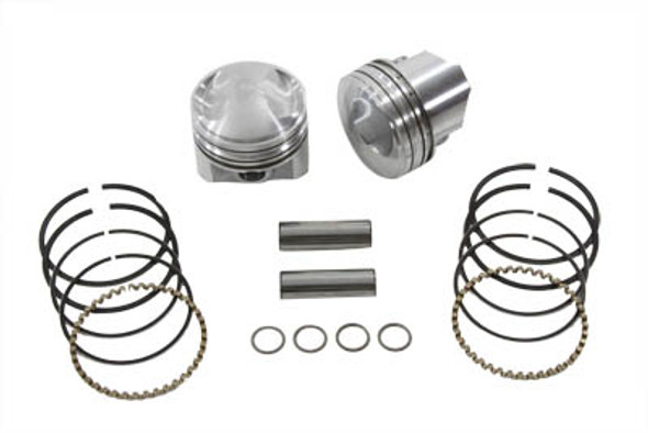 V-Twin - 11-2208 - 74 inch FLH-FX Piston Set .070 Oversize