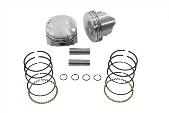 V-Twin - 11-2236 - 80 inch FLH-FX Piston Set .010 Oversize