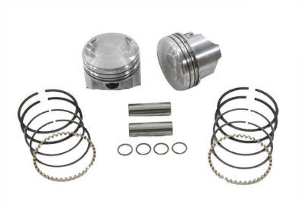 V-Twin - 11-2253 - 80 inch FLH-FX Piston Set .010 Oversize