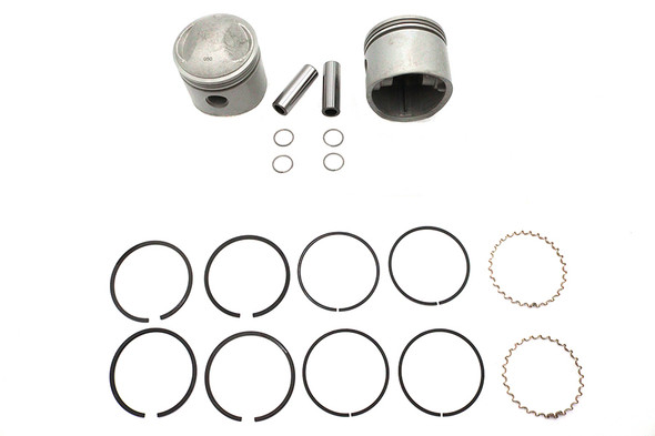 V-Twin - 11-2749 - 61 inch Overhead Valve 3-5/16 inch Piston Set Standard Size