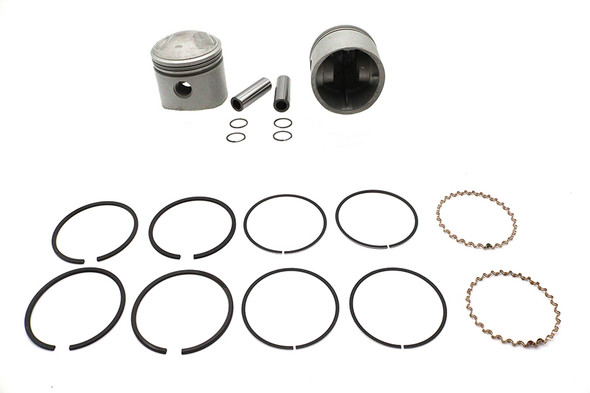 V-Twin - 11-2749 - 61 inch Overhead Valve 3-5/16 inch Piston Set Standard Size