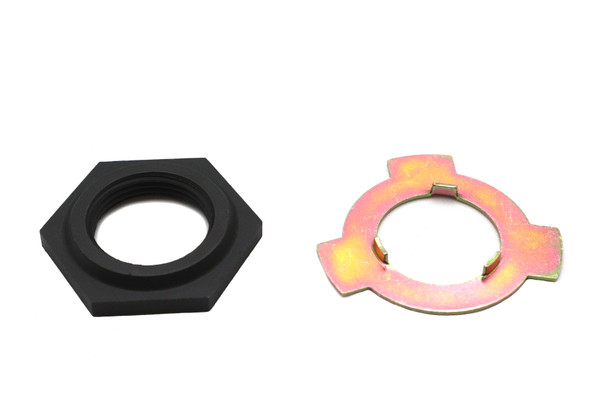 V-Twin - 12-0518 - Transmission Mainshaft Bearing Nut Kit - Fits 1937-1948 Harley-Davidson UL, 1971-1984 FX, 1936-1940 EL, 1941-1984 FL