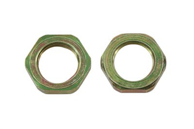 V-Twin - 12-0534 - Sprocket Shaft Nuts - Fits 1982-1986 Harley-Davidson FXR, 1979-1986 FLT, 1984-1986 FXST, 1972-1984 FX, FL, 1986 FLST