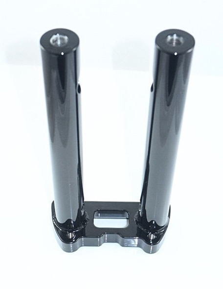 Bung King - One Piece Lower Handlebar Riser fits 2018 & Up Softail Street Bob Models w/ Digital Gauge Top Clamp