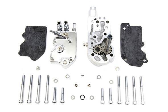 V-Twin - 12-9969 - Polished Oil Pump Assembly