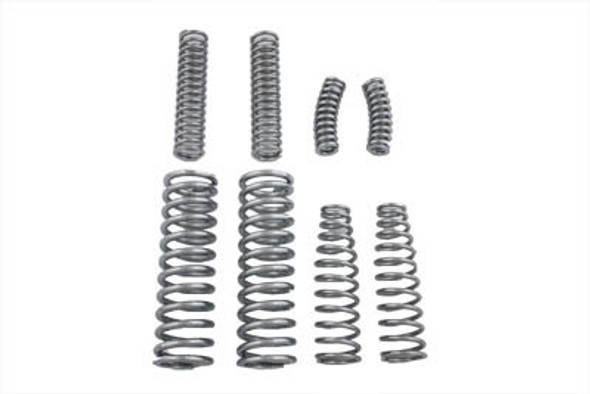 V-Twin - 13-0585 - Inner and Outer Springs Chrome