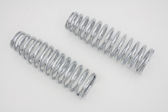 V-Twin - 13-0935 - Chrome Upper Spring Fork Springs