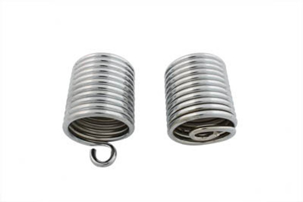 V-Twin - 13-9198 - Chrome Auxiliary Seat Spring Set V-Twin - 13-9198 - Chrome Auxiliary Seat Spring Set