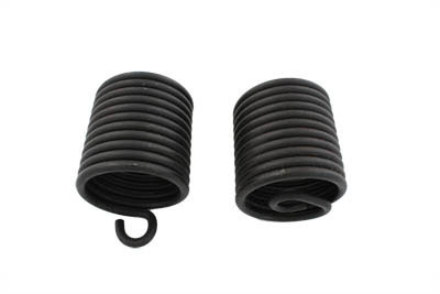 V-Twin - 13-9209 - Black Auxiliary Seat Spring Set - Fits 1937-1948 Harley-Davidson UL, 1936-1952 WL, 1936-1940 EL, 1941-1957 FL