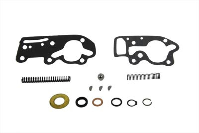 V-Twin - 14-0025 - Oil Pump Hardware & Gasket Kit - Fits 1971-1980 Harley-Davidson FX, 1968-1980 FL