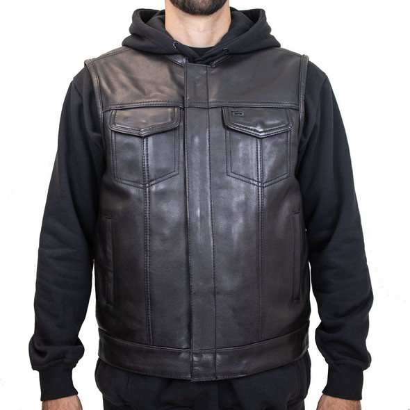 California Leather Motorcycle Vest