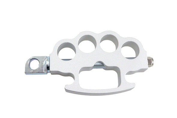 V-Twin - 17-0496 - Natural Alloy Knuckle Kick Starter Pedal - Fits 1937-1948 Harley-Davidson UL, 1952-1956 K, 1957-1979 XL, 1971-1984 FX, 1936-1940 EL, 1941-1984 FL, 1929-1952 WL