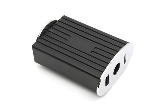 V-Twin - 17-0964 - Black Kicker Pedal Pad Only