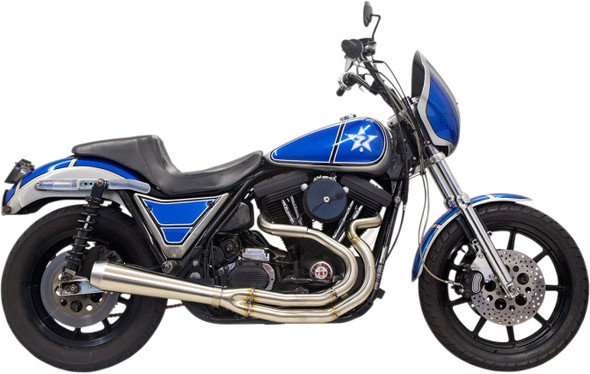 Trask - Assault 2 into 1 Stainless Exhaust - fits '84-'00 FXR