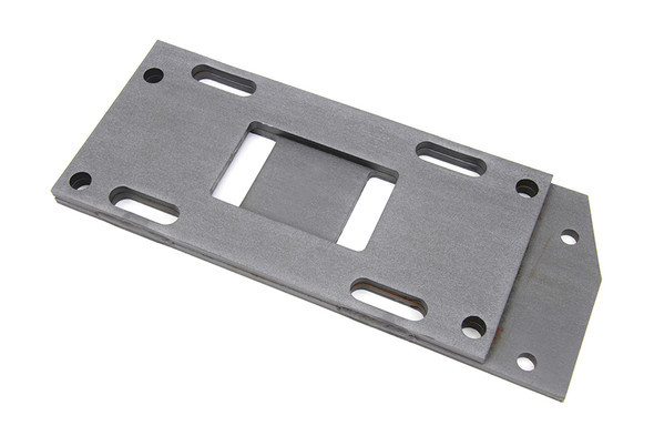 V-Twin - 17-6654 - Replica Parkerized Transmission Mounting Plate