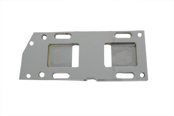 V-Twin - 17-6659 - Chrome Transmission Mounting Plate