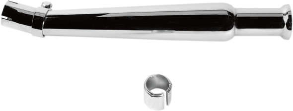  EMGO Bell-End Megaphone Mufflers - Chrome 