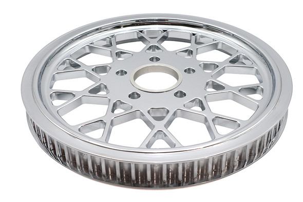 V-Twin - 20-4602 - Classic Spoke Rear Drive Pulley 65 Tooth Chrome