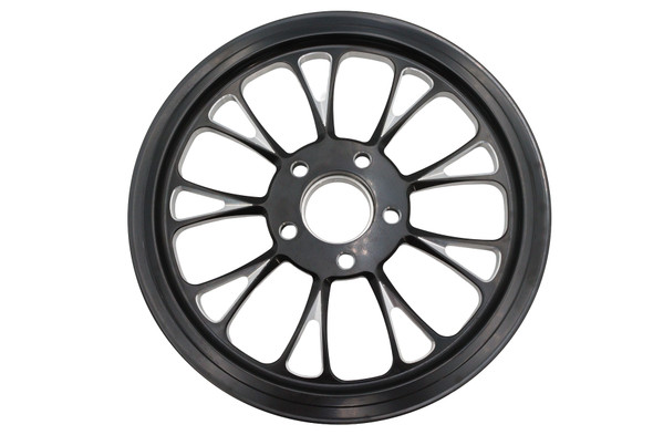 V-Twin - 20-4651 - Manhattan Rear Drive Pulley 65 Tooth Black Cut