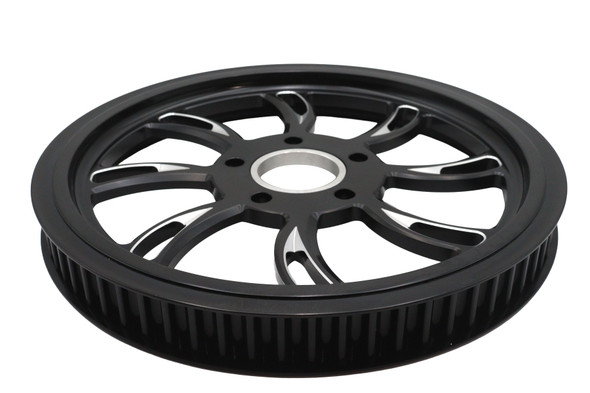 V-Twin - 20-4722 - Vortex Rear Drive Pulley 70 Tooth Black Cut