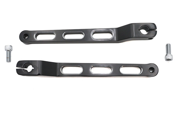 V-Twin - 21-0035 - Extended Heel Toe Shifter Lever Set Black