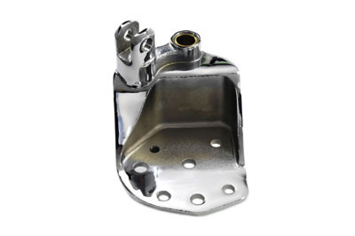 V-Twin - 21-0105 - Chrome Shifter Mount Bracket - Fits 1990-1999 Harley-Davidson FXST