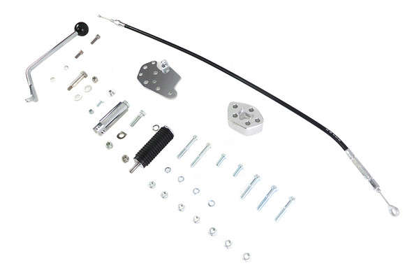 V-Twin - 21-0114 - Chrome Jockey Clutch Pedal Kit