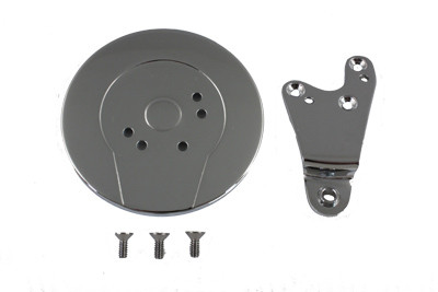 V-Twin - 21-0208 - Dust Shield and Shifter Lever Set Chrome - Fits 1952-1978 Harley-Davidson FL, 1971-1973 FX