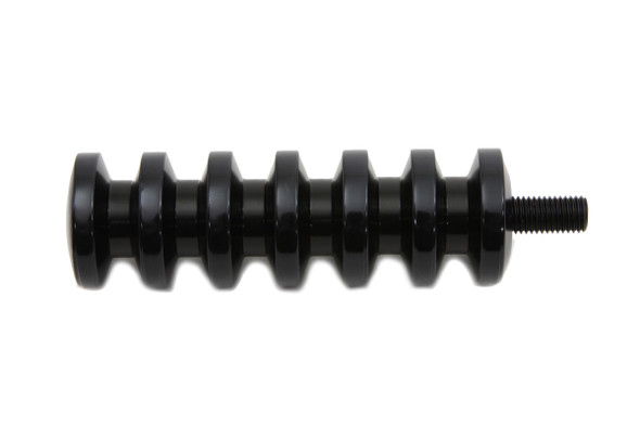 V-Twin - 21-0353 - Black Grooved Shifter Peg