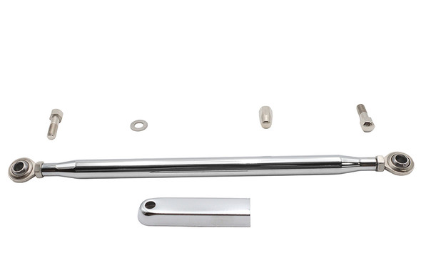 V-Twin - 21-0857 - Billet Shifter Rod Kit Chrome - Fits 1986-2017 Harley-Davidson FXST
