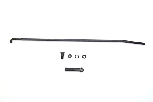 V-Twin - 21-0985 - Shifter Rod Kit Zicad Plated - Fits 1941-1957 Harley-Davidson FL, 1937-1948 U, 1936-1952 EL