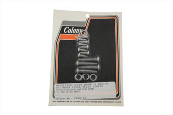 V-Twin - 2180-12 - Handlebar Master Cylinder Cover Screws