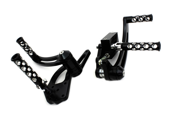 V-Twin - 22-0110 - Black Forward Control Kit