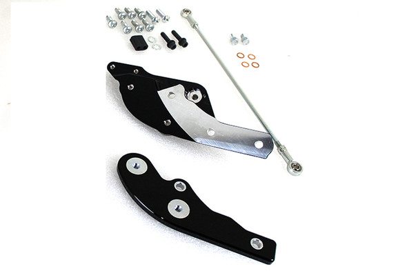 V-Twin - 22-0130 - Black Extended Reach Forward Control Kit
