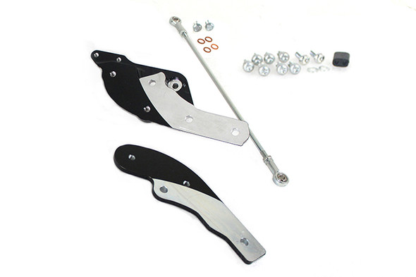 V-Twin - 22-0132 - Black Extended Reach Forward Control Kit