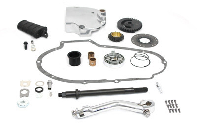V-Twin - 22-0203 - Kick and Electric Kick Starter Conversion Kit - Fits 1973-1976 Harley-Davidson XLH