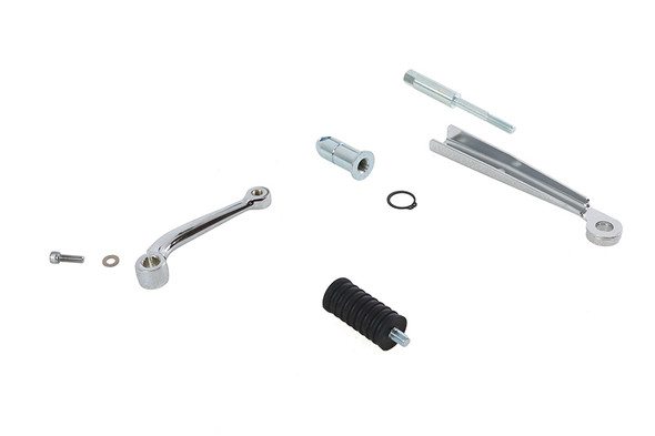 V-Twin - 22-0408 - XL Stock Mid Control Kit with Polished Brake Pedal
