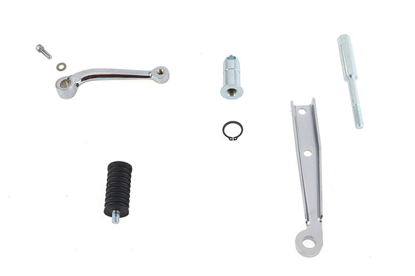 V-Twin - 22-0408 - XL Stock Mid Control Kit with Polished Brake Pedal
